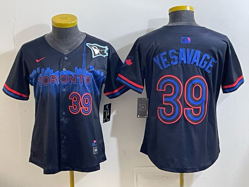 Women 2025 Nike Toronto Blue Jays #39 Yesavage Blue Game MLB Jersey 09->women mlb jersey->Women Jersey